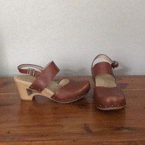 Dansko heeled clogs, size 38